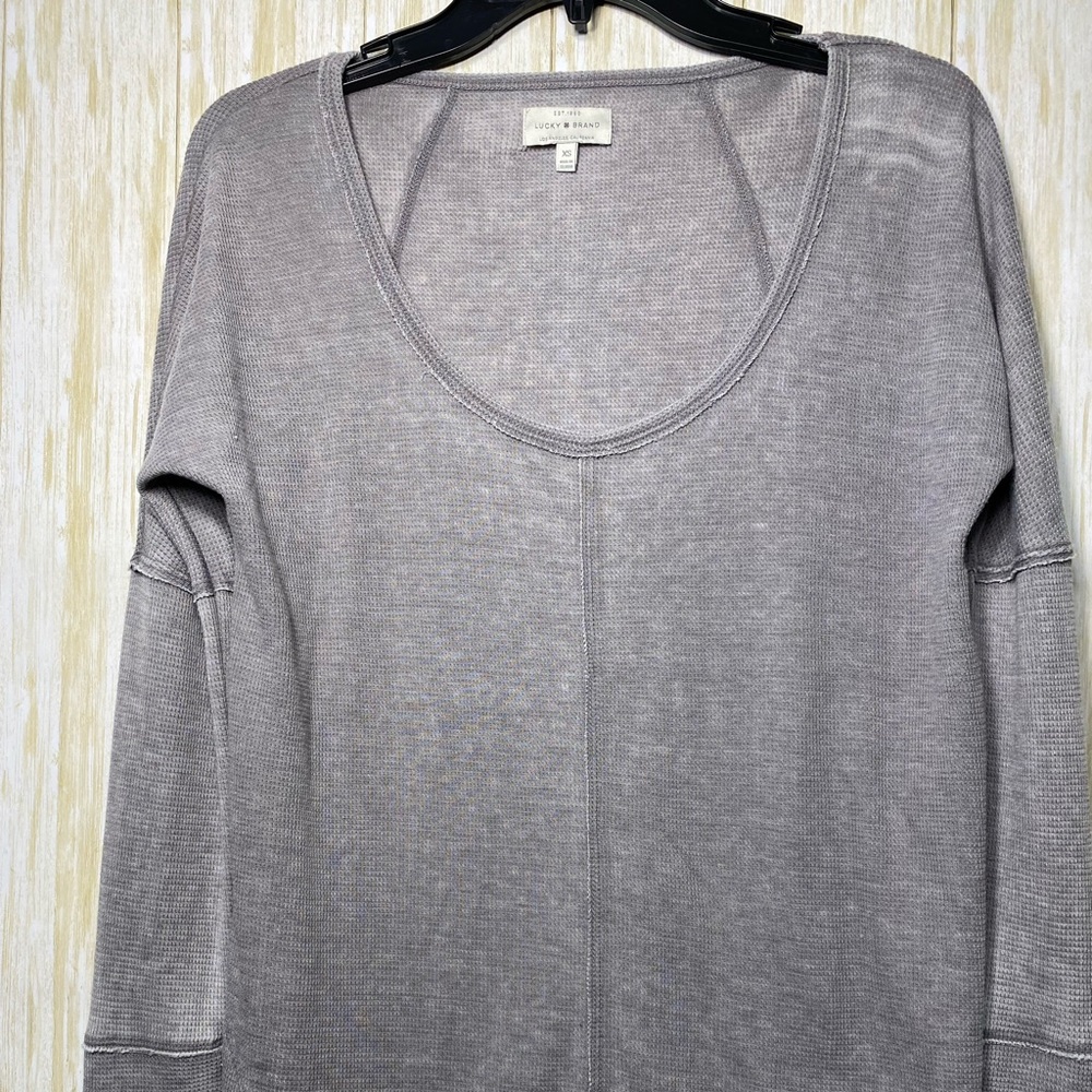 Lucky Brand Women’s XS Grey Long Sleeve